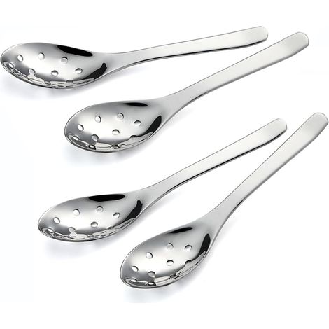 Cuillère de Service à Fentes en Acier Inoxydable - Pour Soupe, Caviar, Salade - Ustensiles de Table pour Buffet de Restaurant (1/5)