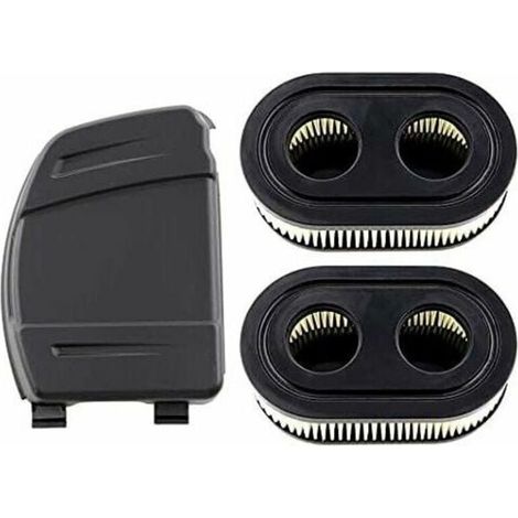 Complet de 2 Filtres à avec Couvercle Filtre pour Moteurs Briggs Stratton 550E, XU, 575EX, 575IS, 625EXI, 650EXI, 675EXI, 675IS, Remplace Pièces 594106, 798339, 798452, 593260.-..D - (1/4)