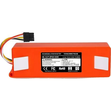 Ersatzakku, 6500 mAh Kapazität, Lithium-Ionen-Technologie, 5200 mAh, 14,4 V (1/2)