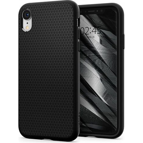 Coque Spigen Liquid Air noire pour iPhone XR (1/2)