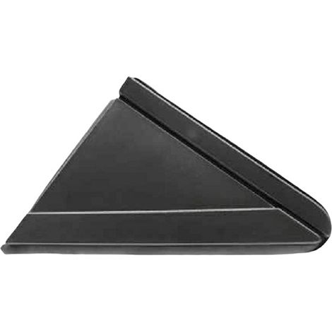 1 Paar, Farbe: Schwarz, Material: ABS, dreieckige Zierblende für Auto-Rückspiegel, dreieckige Zierblende für Autofenster. (1/4)