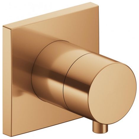 Inverseur 3 voies IXMO DN 15, UP, avec manette IXMO Rosace confort carré bronze brossé KEUCO