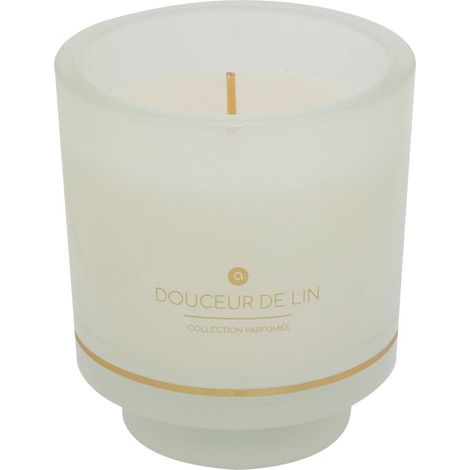 Bougie parfumée Ilae 225g pot verre lin - Atmosphera créateur d'intérieur (1/2)