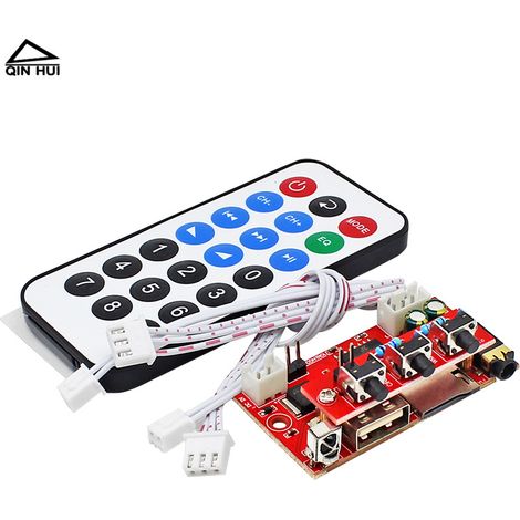 MP3-Decodierkarte 3,6-24 V DC, verlustfreie WAV-Decodierkarte, Decodierungsmodul für TF-Karte und USB-Stick (Selbstmontage erforderlich). (1/4)