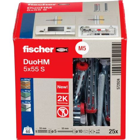 FISCHER duohm 5x55 s tx - 25c fischer , duohm 5x55 s tx - 25c fischer