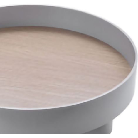 Plateau de Rangement : Plateau Design Circulaire Bois et ABS Moderne, 4 Pieds Anti-Slip, Haute Capacité, Pour Organiser Cosmétiques, Bijoux ou Snacks, Pack 1 (1/4)