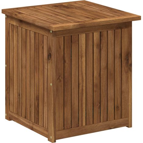 Boîte de Rangement de Jardin Bois d'Acacia Massif vidaXL (1/5)