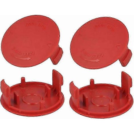 Ensemble de 4 couvercles de bobine pour tondeuses Bosch AFS 23-37 (1/5)