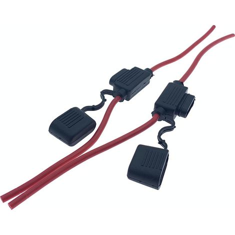 Kfz-Sicherungskasten mit Kabel, wasserdicht, aus reinem Kupfer, LKW-Stecker, Motorrad-Elektromotor, 30 A 15 A, modifizierte mittlere Größe (1/4)