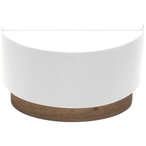 Lampada da parete tatiana 1xe27 legno bianco-scuro 17x30x15 cm (1/2)