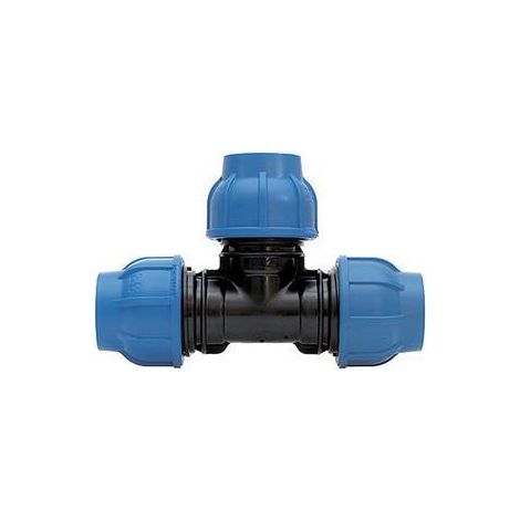 5 x RACCORDO POLIPROP TEE 90 40X40X40 MM