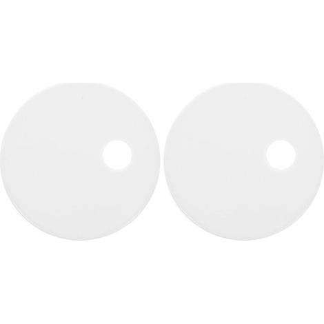 boulons de WC en plastique coloré 45 mm lot de 2 cache (1/5)