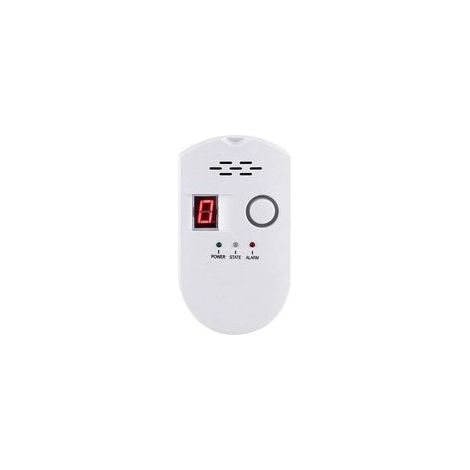 Digitaler Erdgasdetektor, Gasalarm für Zuhause, Gasleckdetektor, hochempfindliche Leckageerkennung für Flüssiggas (LPG), Erdgas (LNG) und Kohle, Alarmmonitor für Haus/Küche (1/5)