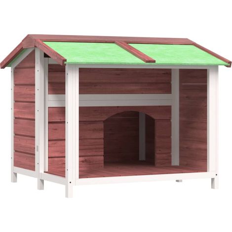 Chenil moka 96x87x80,5 cm bois de pin solide