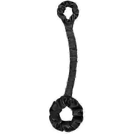 Bâtonnet à friser multifonction en satin sans chaleur avec élastique intégré, longueur 19,7 cm (1/5)