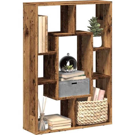 Bücherregal Altholz-Optik 63x20x90 cm Holzwerkstoff