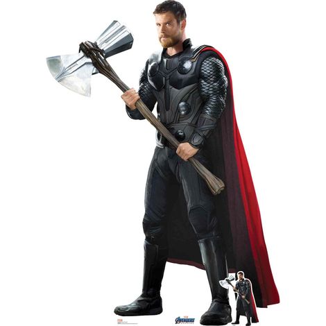 Figurine en carton Marvel Thor Chris Hemsworth Avengers Endgame H 187 CM (1/5)
