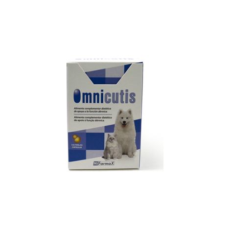 Omnicuttis, OMGA 3 Supplment d'acides gras et vitamines pour protger les chiens de chiens et de chats - 150 capsules