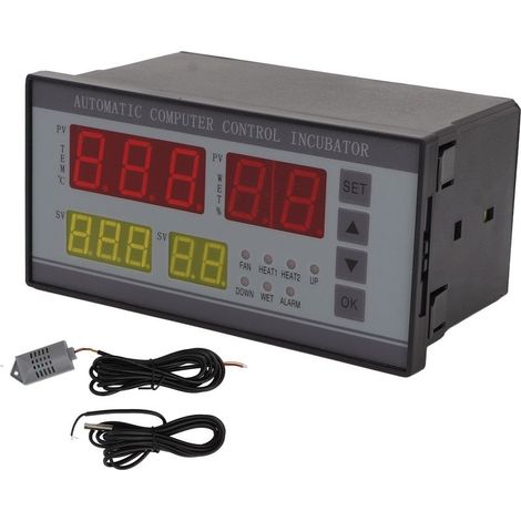 Contrôleur de température et d'humidité pour incubateur professionnel automatique - AC160-240V 50Hz (1/5)