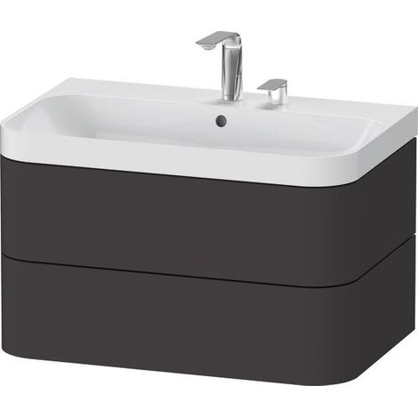DURAVIT HP4347E8080 WTU avec Happy D.2 Plus, 2 abrasions, 2 HL