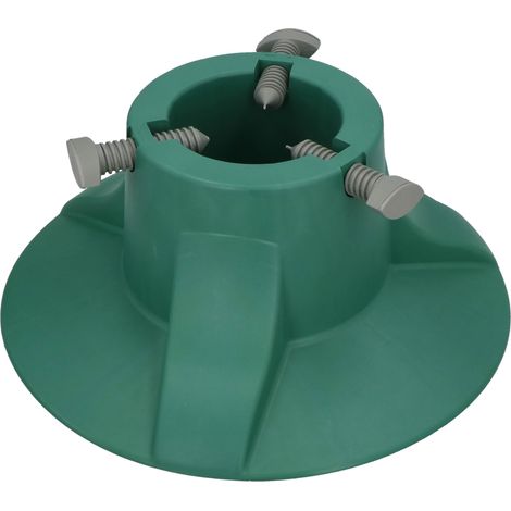 KOTARBAU® Pied De Sapin De Noël - PVC - Vert - Support Sapin De Noël - sans Réservoir Eau - Pour Sapin Jusqu’à 2,7 m - Stable et Durable (1/5)