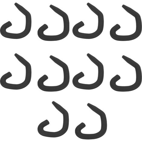5 Paires de Cache-Oreilles en Silicone Souple Réutilisables pour Bébés et Adultes - Noir (1/5)