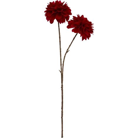 Dekorativer Dahlienzweig, Höhe 65 cm - (1/5)