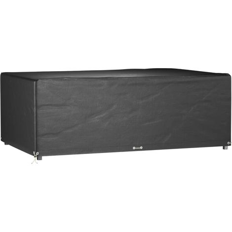 Housse de salon de jardin,Housse Table et Chaise de Jardin de Protection 12 œillets 213x132x75cm rectangulaire -YZ577528 (1/5)