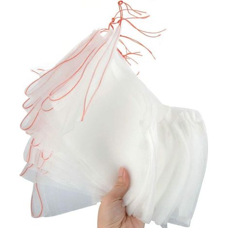 Filiyano-Lot de 100 sacs filets anti-insectes - pour protéger les fleurs et les fruits (1/5)