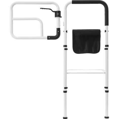 Sponda per letto regolabile in altezza, in acciaio inossidabile resistente, JKGQS2-001000 (1/2)