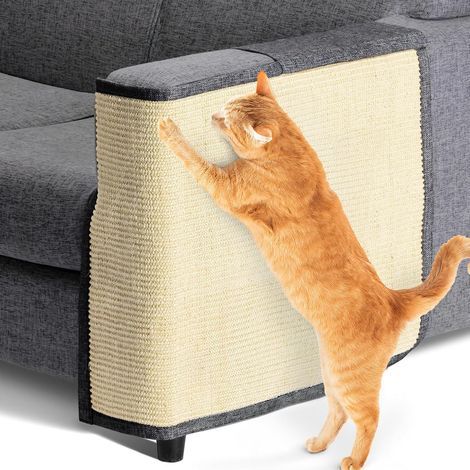 Sisal Linen Scratching Mat 50x70cm Sofa Protector for Cats and Dogs (1/5)