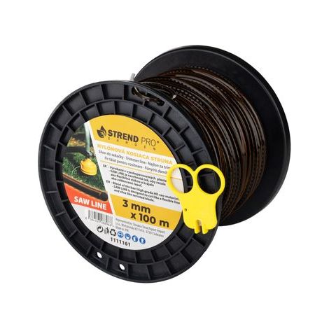 Mähfaden Strend Pro Premium SawLine, 3 mm, L-100 m, gezahnt