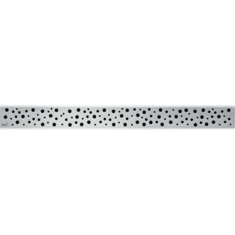 Grille en acier inoxydable poli pour drainage linéaire, classe K3, 300 kg (1/3)