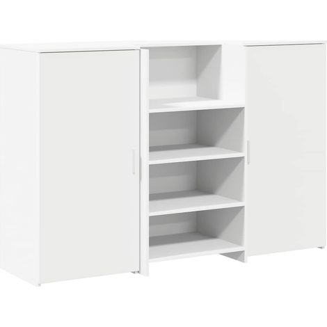 Maison Exclusive - Empfangstheke Weiß 155x50x103,5 cm Holzwerksto