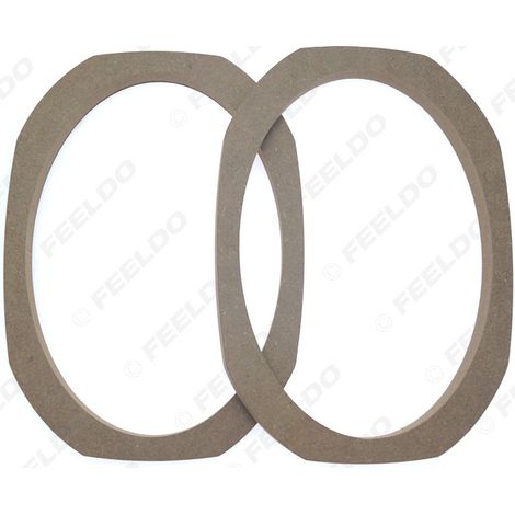 Amélioration du système audio de votre voiture avec des supports de haut-parleurs en MDF et des anneaux de haut-parleurs 6x9 pouces.