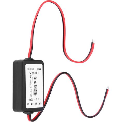 Redresseur - Filtre Condensateur 12 V CC - Pour Caméra de Recul - Compatible Voitures Allemandes et Américaines - 1 Pièce (1/5)