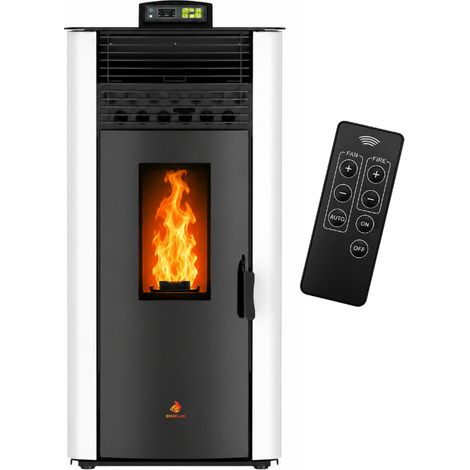 Poêle à granulés Étanche EMMA 10 kW + télécommande - (1/5)