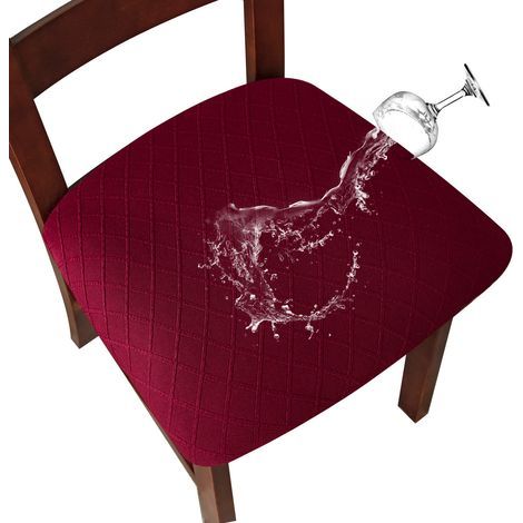 Copertura impermeabile per sedia, bordeaux, 45-50 cm (senza imbottitura), 1 pezzo. Copertura impermeabile per sedia con fibbia. (1/5)