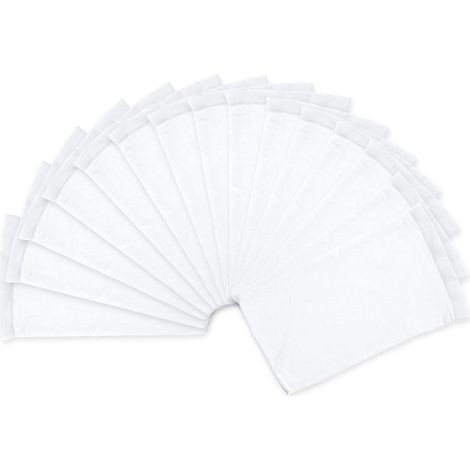 Chaussettes filtrantes pour écumoire de piscine, lot de 15, chaussettes filtrantes pour écumoire, filtres en tissu pour piscine, écumoire de surface pour piscine, pour panier d'écumoire, panier de pis (1/5)