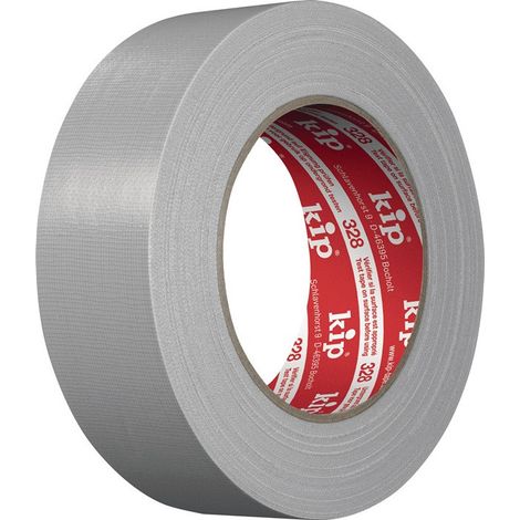 Cinta de tejido Extra 328 gris claro L.25m A.48mm Rl.KIP (Por 6)