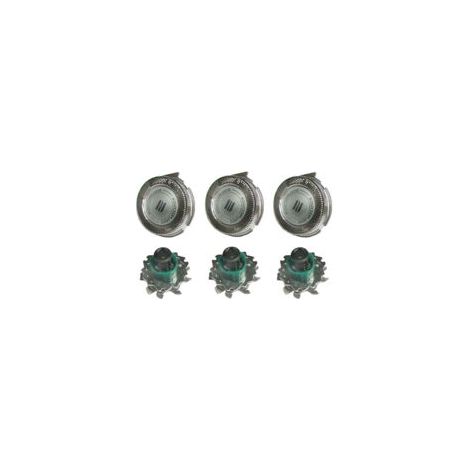 3er-Pack Ersatzklingen für Philips Rasierer RQ11, RQ10, RQ12, RQ32, RQ1185CC, RQ1195CC, YS1106, YS1108, RQ1050, RQ1075, RQ1060, RQ1090-Crezuo