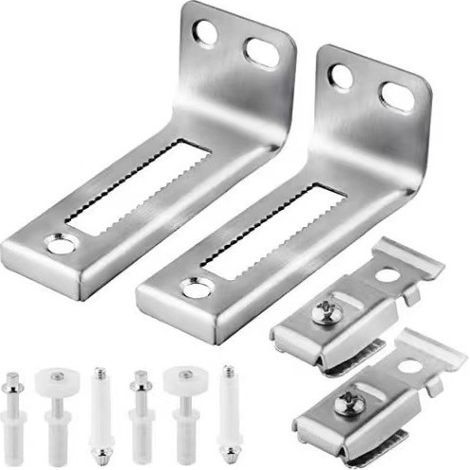 Charnières pliantes pour portes, charnières métalliques à pivot supérieur dissimulées pour portes, fenêtres, armoires et tiroirs. (1/5)