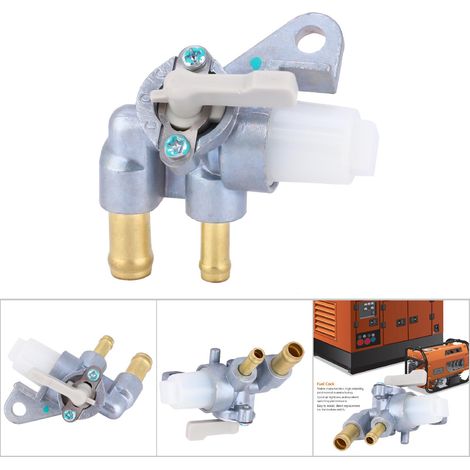 Robinet de Réservoir Carburant GT60 - Vanne à Bouchon pour Générateur Diesel/Essence (1/5)
