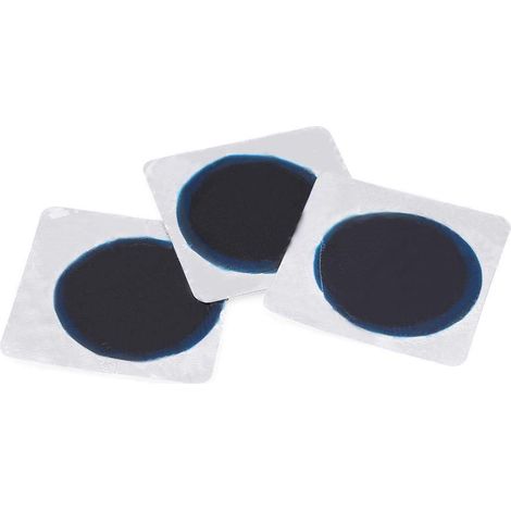 Ej.Life 64 Stück Box 55 Mm Auto Runde Naturkautschuk Reifen Reifenpannen Reparatur Cold Patch Tubeless Patches Reifen- und Radreparaturwerkzeuge Reifen Radwerkzeuge (75MM 36 Stück/Lauf) (1/4)