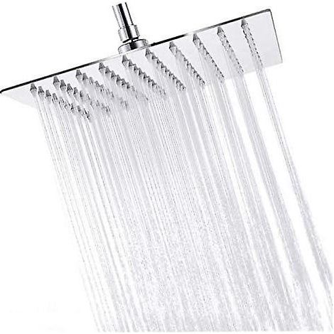 Pommeau de douche carré en acier inoxydable 304 - Jet ultra-fin (1/5)