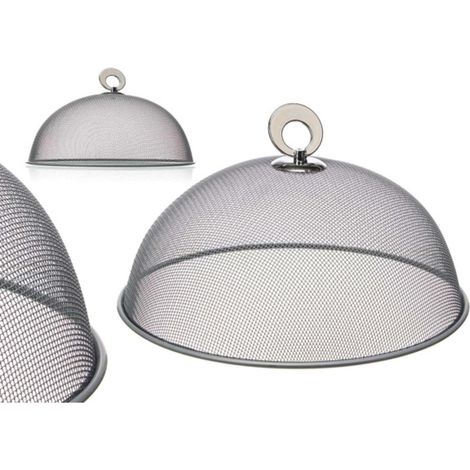 Cloche Alimentaire en Grille Métallique 25 cm – Couvre-Assiette pour Mouches et Guêpes – Protection pour Repas, Fromages et Plats – Cuisine, Terrasse et Barbecue. (1/5)