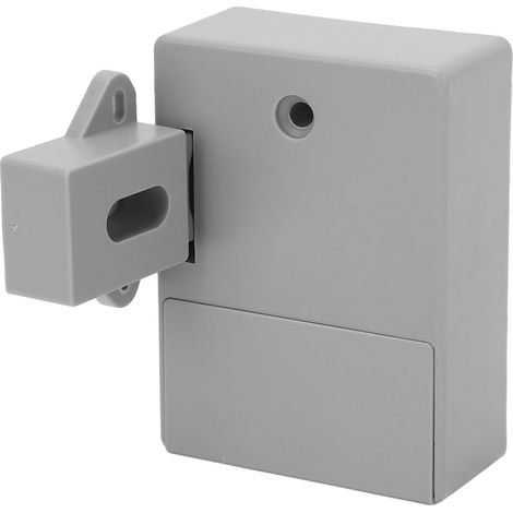 Kit de verrouillage électronique invisible sans perçage pour armoire, à induction intelligente et dissimulée, à monter soi-même, pour tiroirs et placards en bois. (1/5)