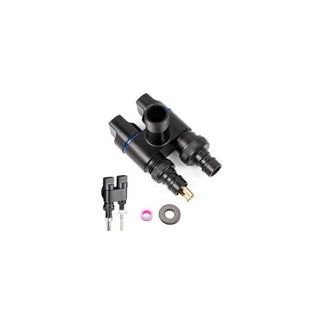 Angle Valve 1/2 x 3/4 Inch - Shower Valve Switch, Double Control Valve Shower Head and Shower Head Shower Arm Inverter for Bathroom, Toilet, Washbasin, Faucet (1/5)