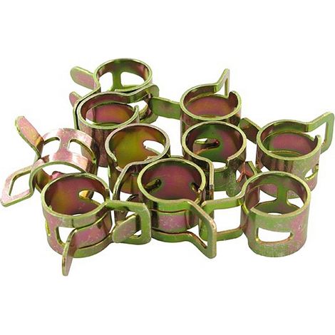 Collier de serrage à ressort Motoforce (collier/bande/attache-tuyau), 8,5 mm, lot de 10