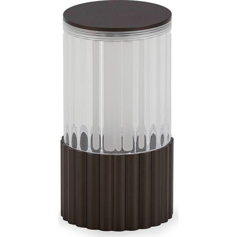 Lampe de table portable bronze transparent - bronze noirâtre et transparent (1/5)